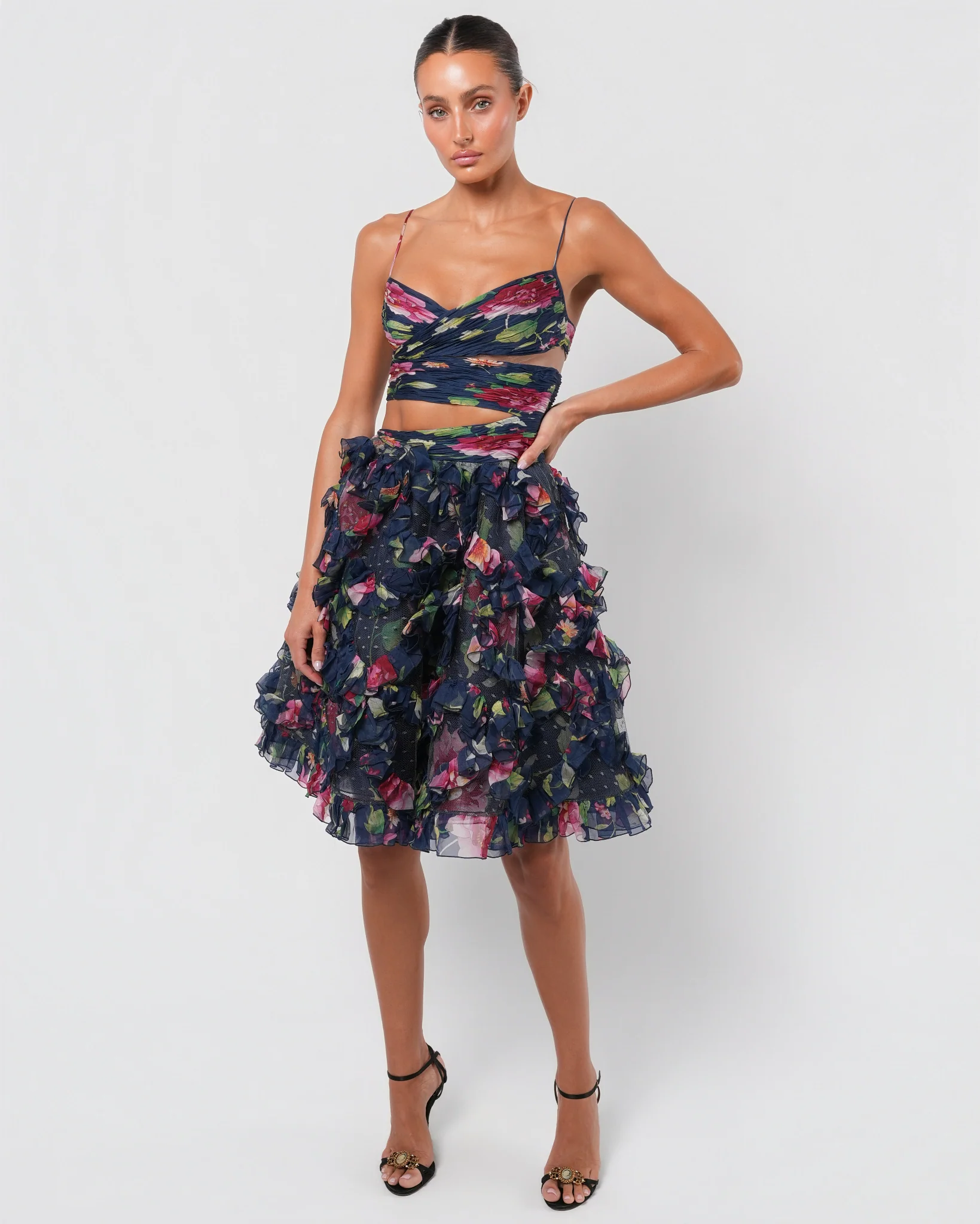 SS 2006 Ruffled Floral Dress
