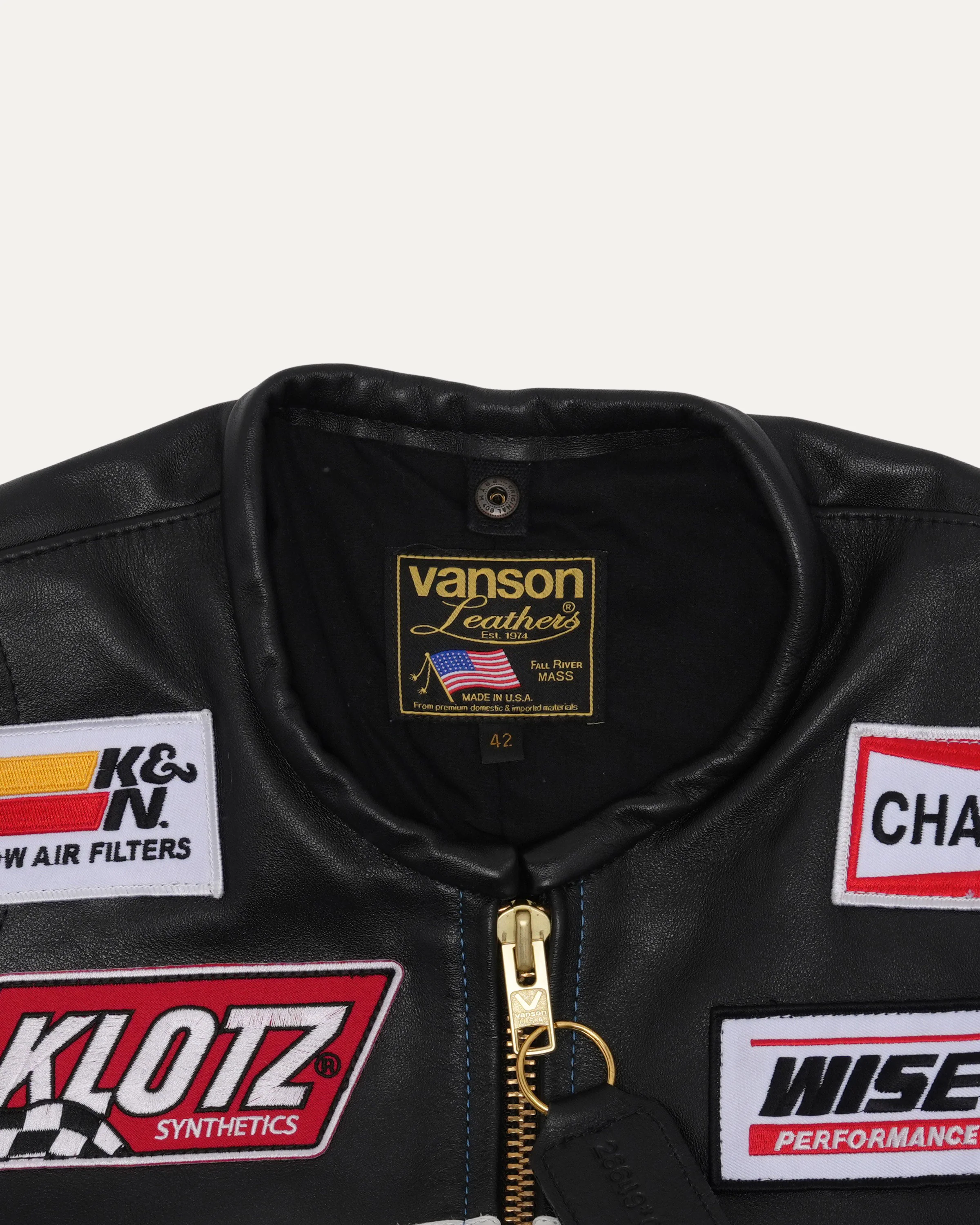 Leather Racing Jacket - Image 3