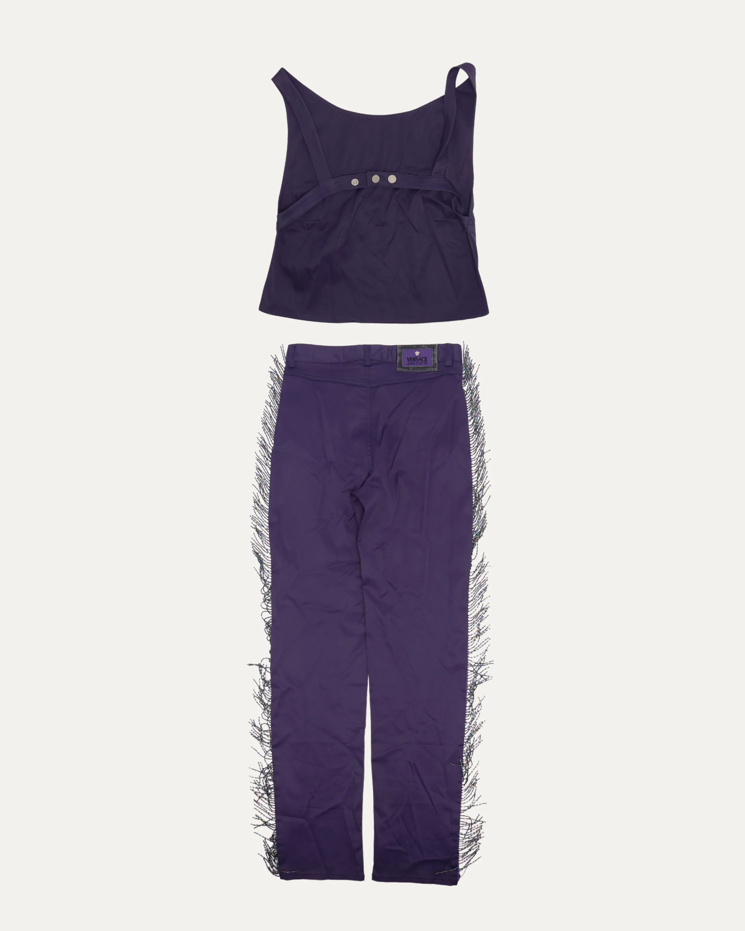 Jeans Couture Fringe Detail Set - Image 2