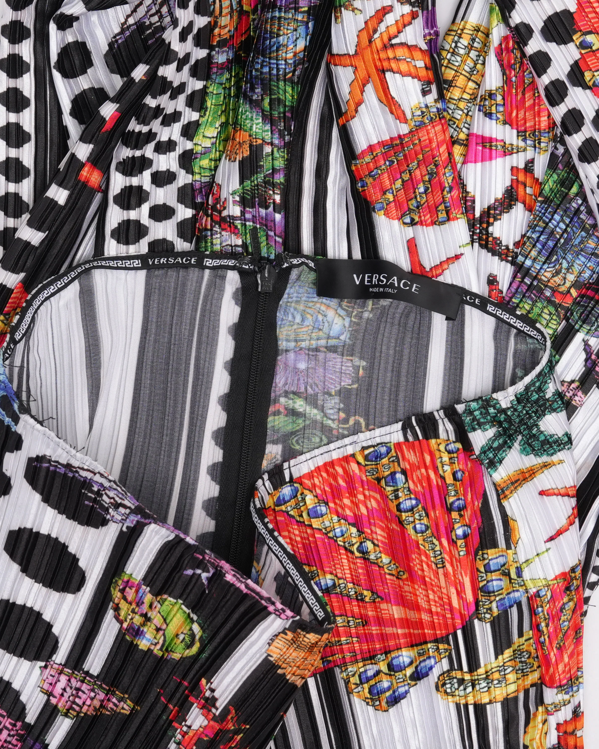 Pleated Sea Life Printed Pants - Image 3