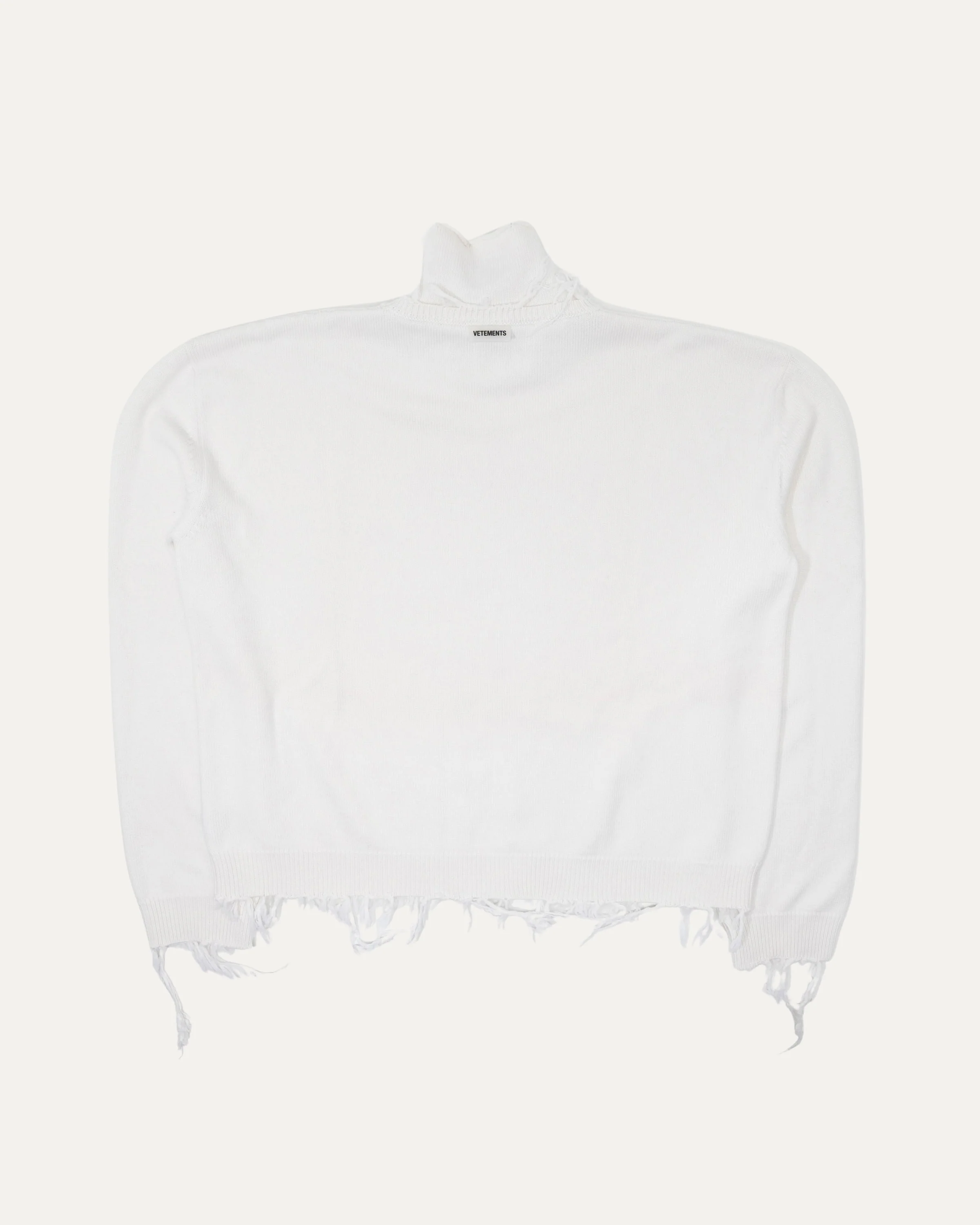 Distressed Turtleneck Sweater - Image 2