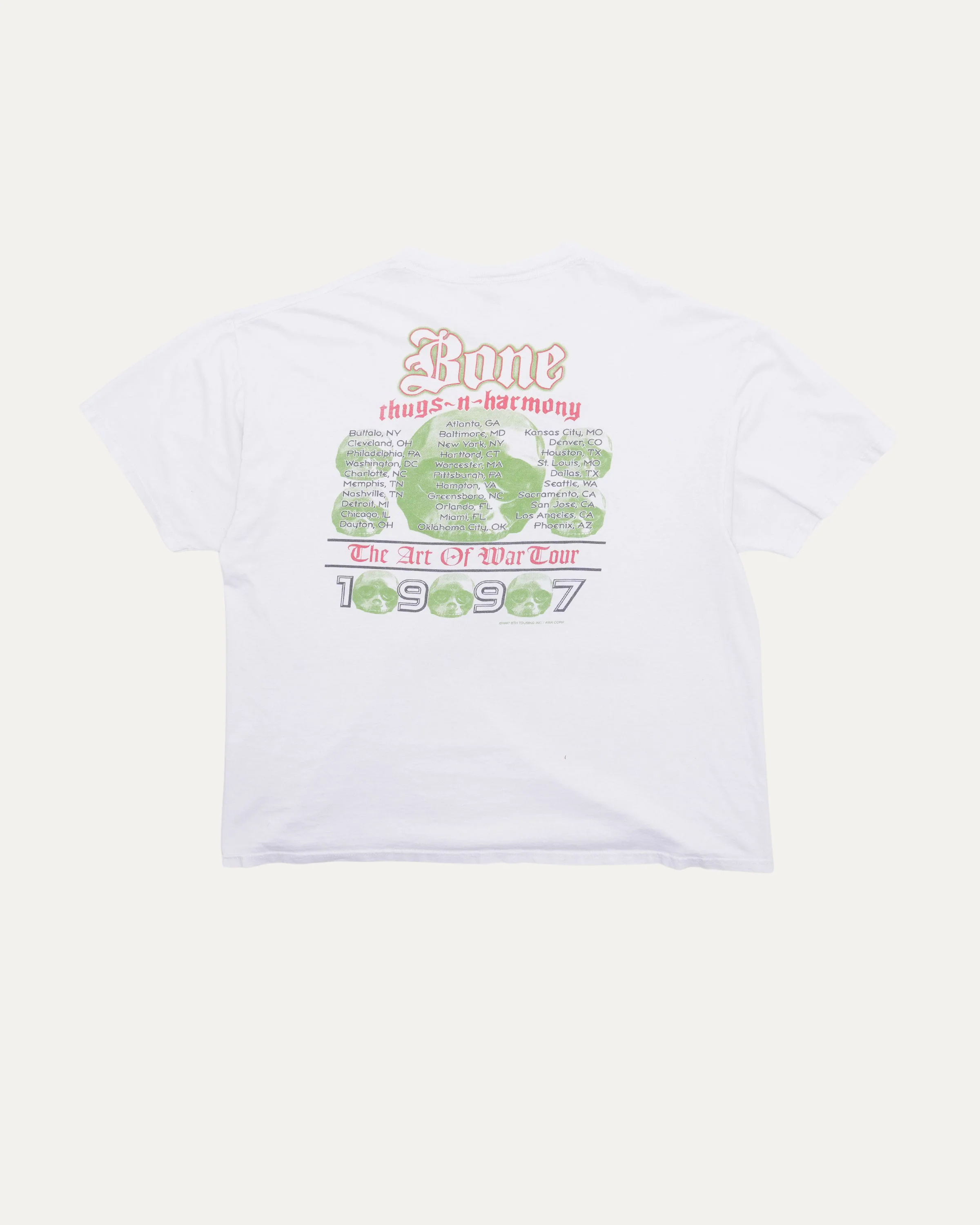 Bone Thugs-N-Harmony The Art of War 1997 T-Shirt - Image 2