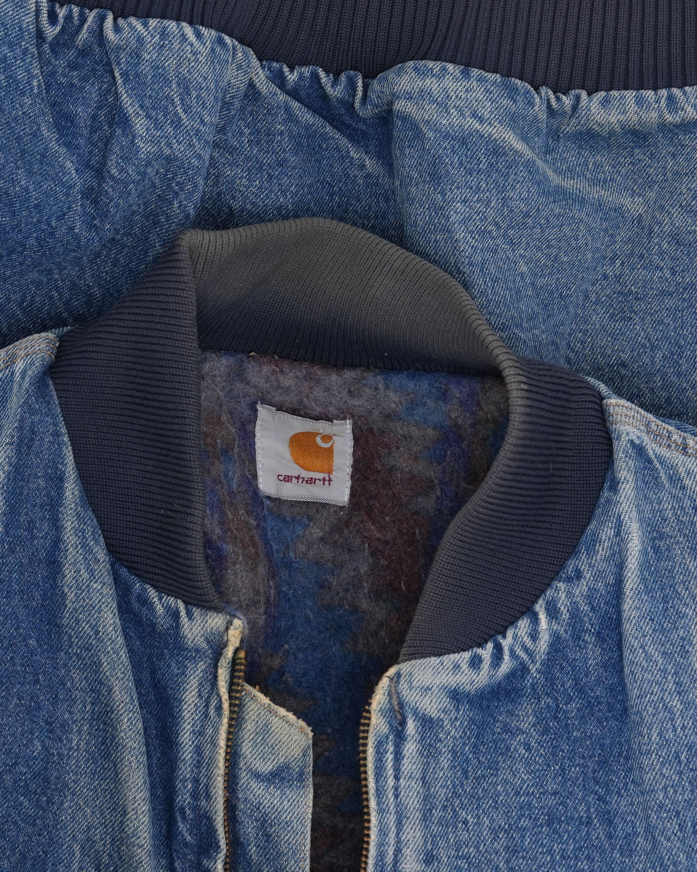 Carhartt Denim Bomber Jacket - Image 3