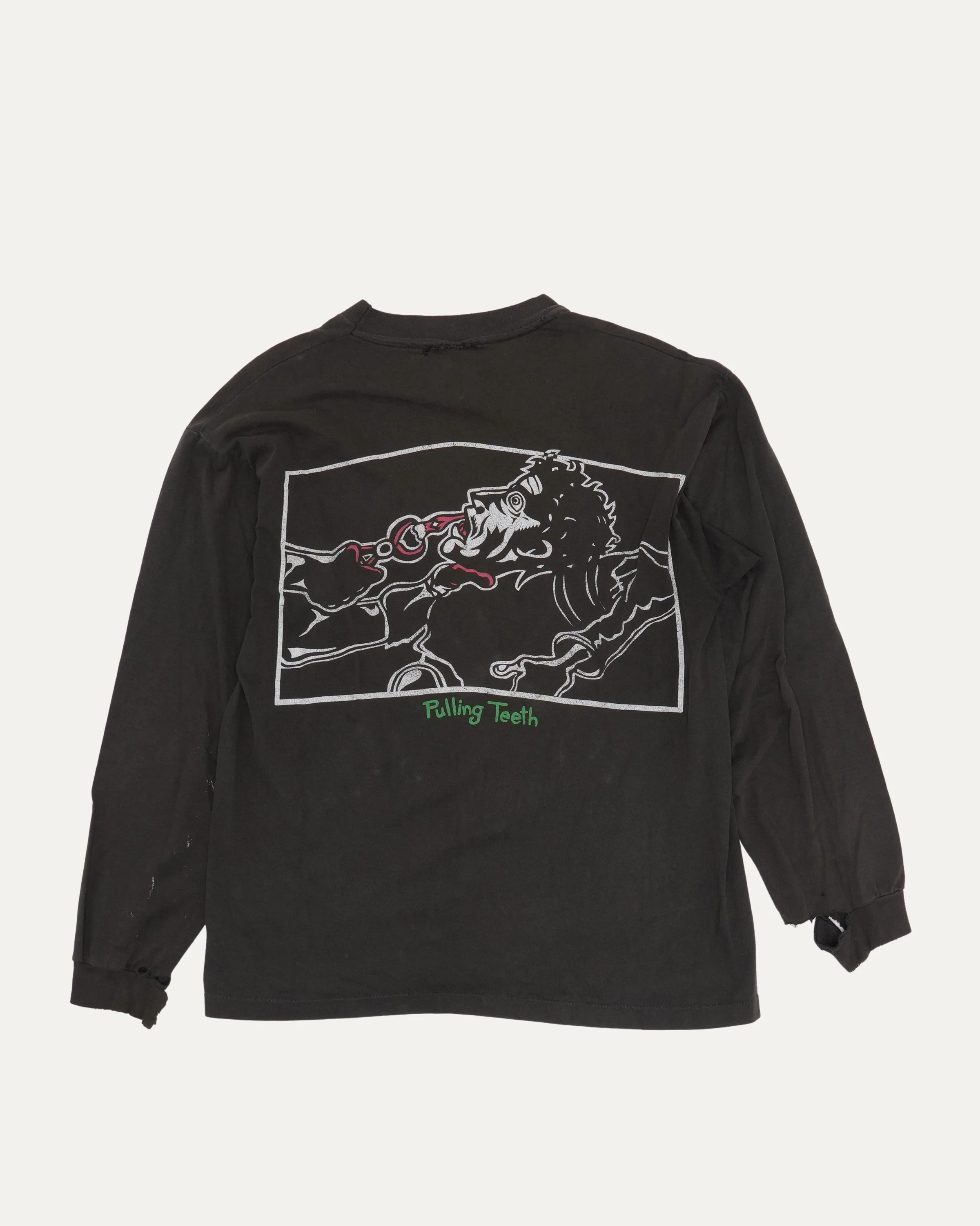 Green Day Pulling Teeth 1994 Long Sleeve T-Shirt - Image 2