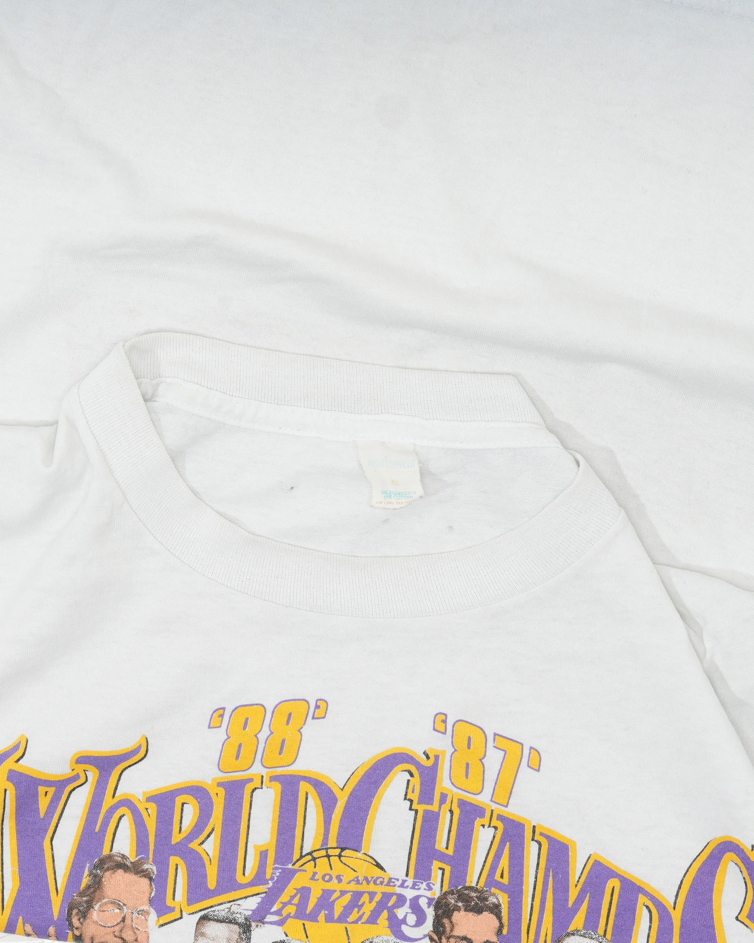 Lakers Back to Back '87 - '88 T-Shirt - Image 3