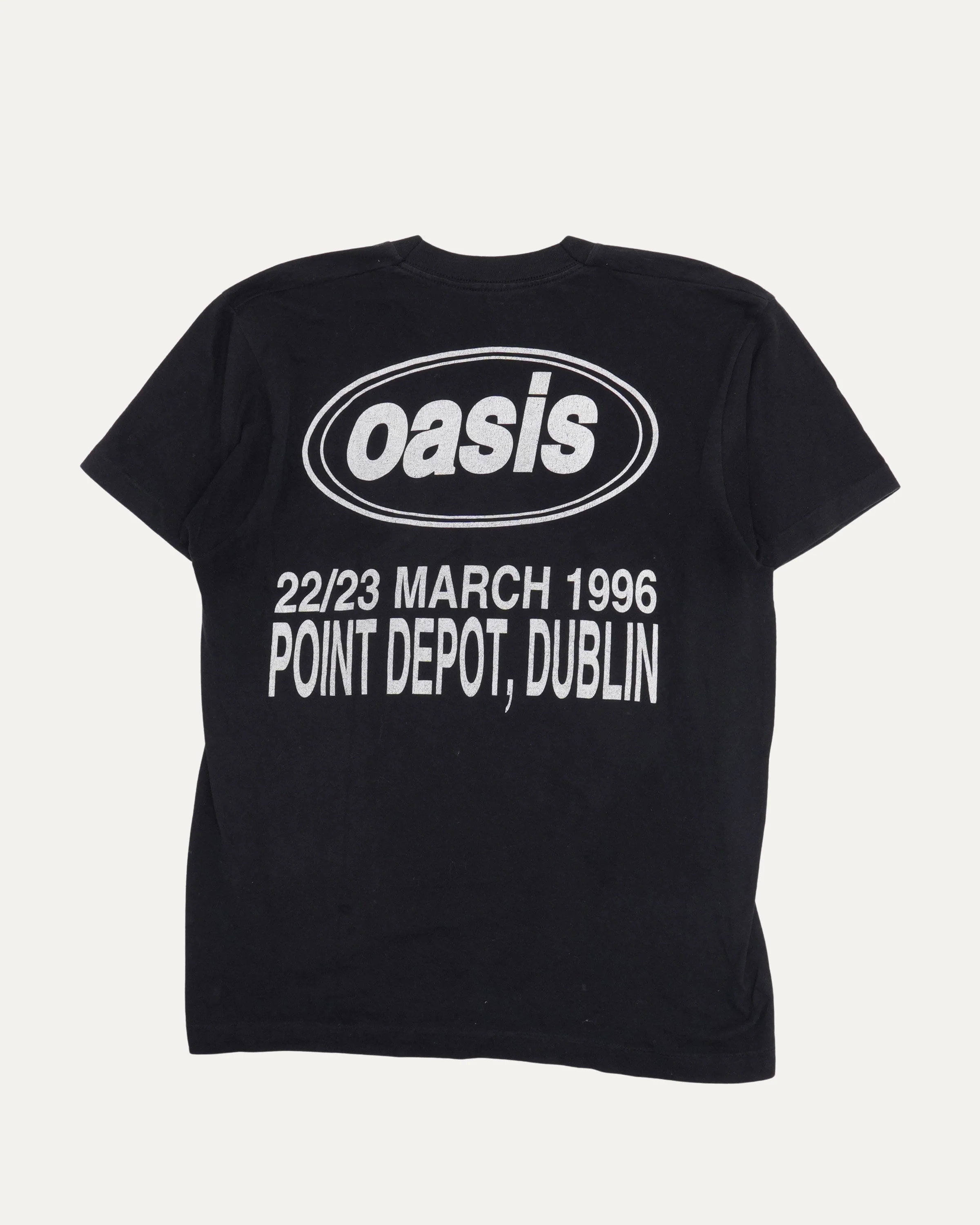 Oasis 1996 Dublin Parking Lot T-Shirt - Image 2