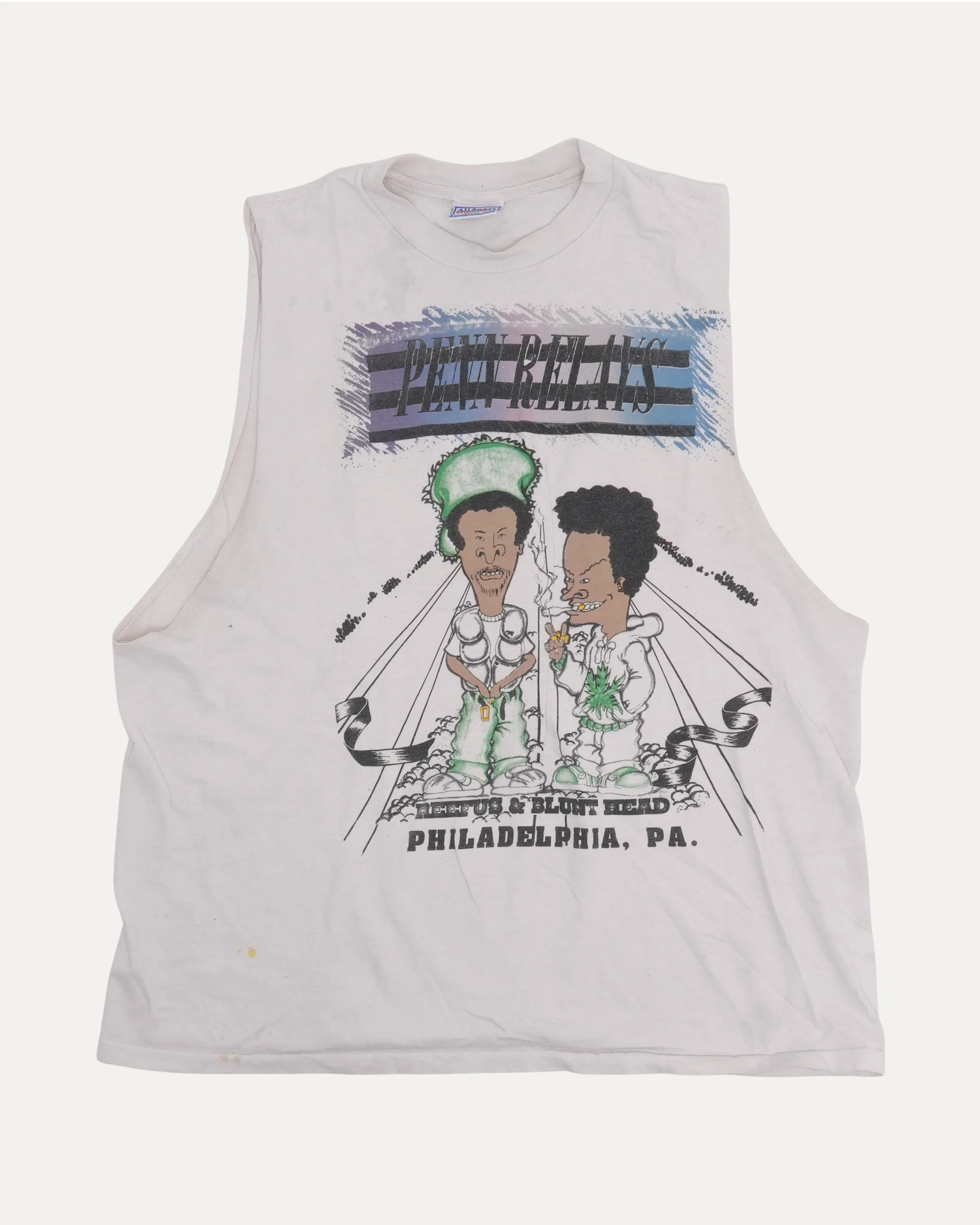 Penn Relays Beavis & Butt-Head Cut-Off T-Shirt