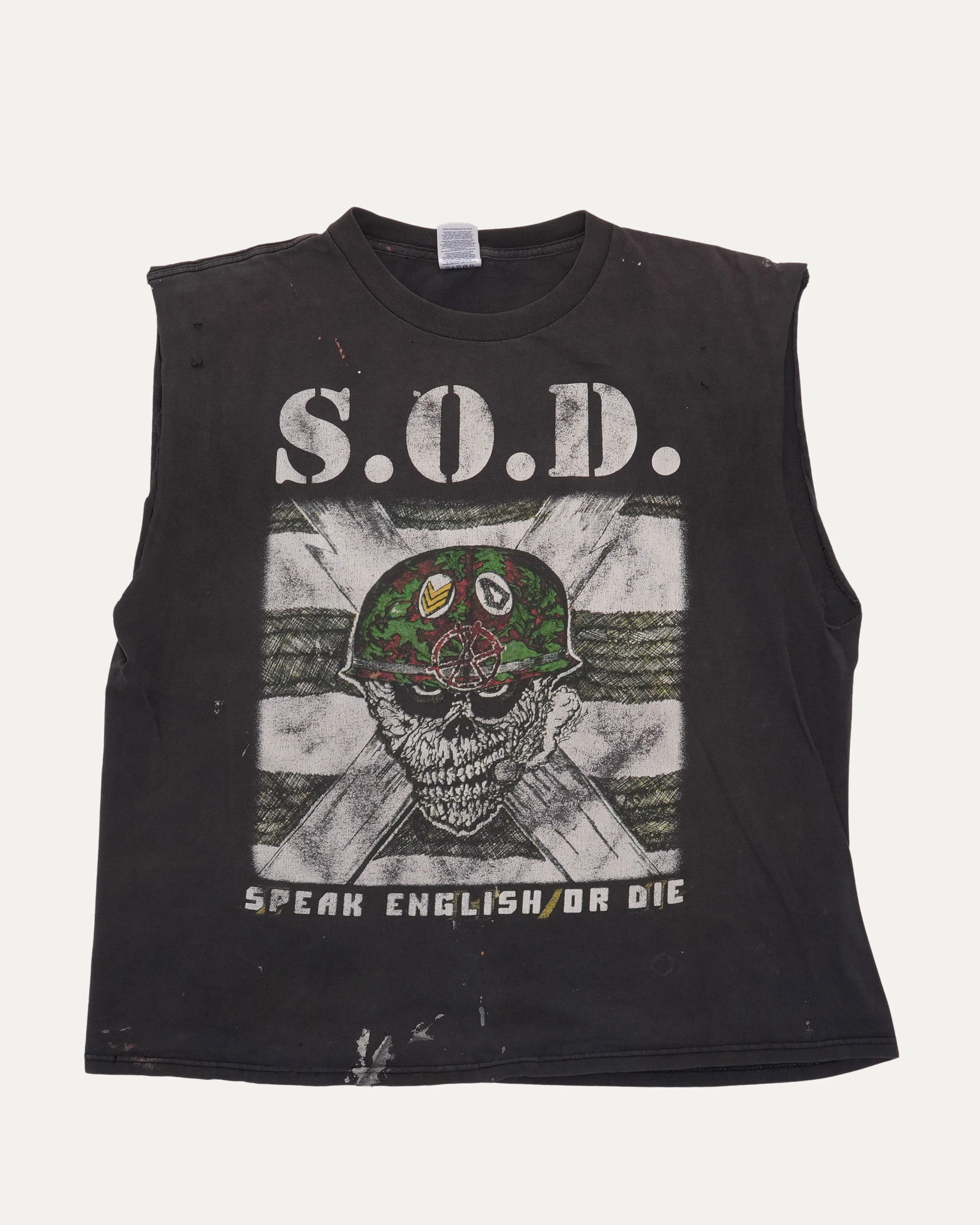 Stormtroopers of Death Speak English or Die Cut Off T-Shirt