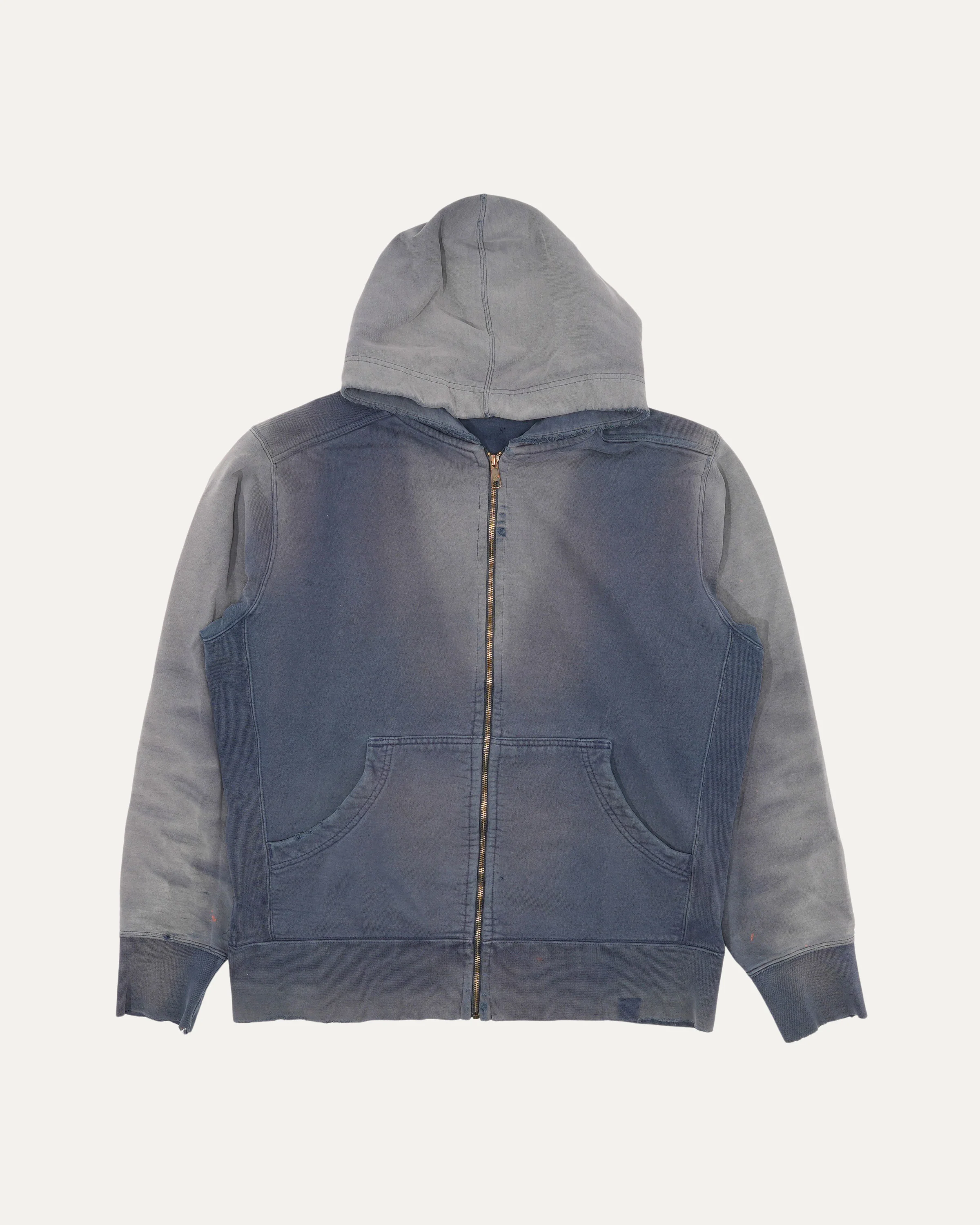 Sun Faded Zip Up Hoodie
