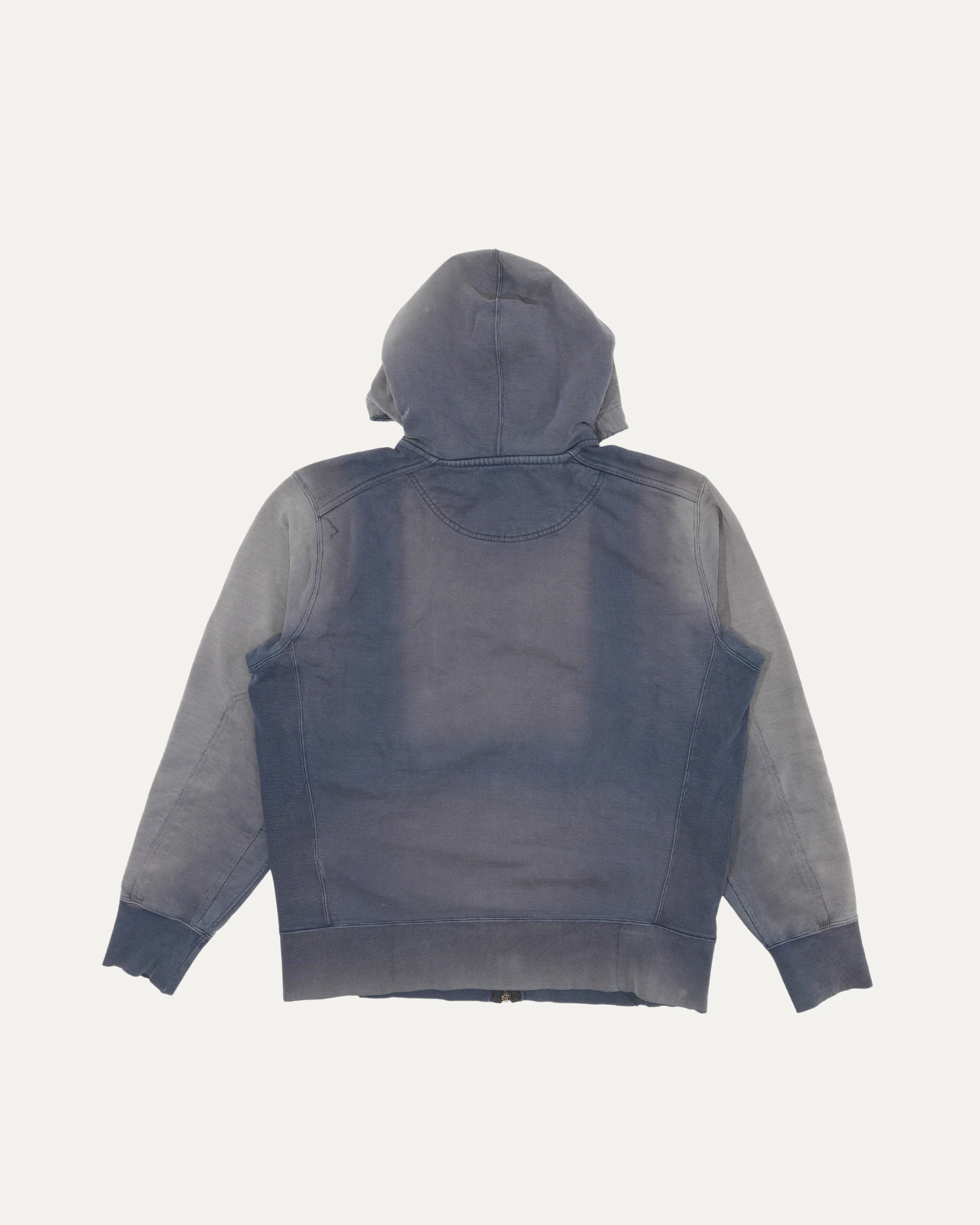 Sun Faded Zip Up Hoodie - Image 2
