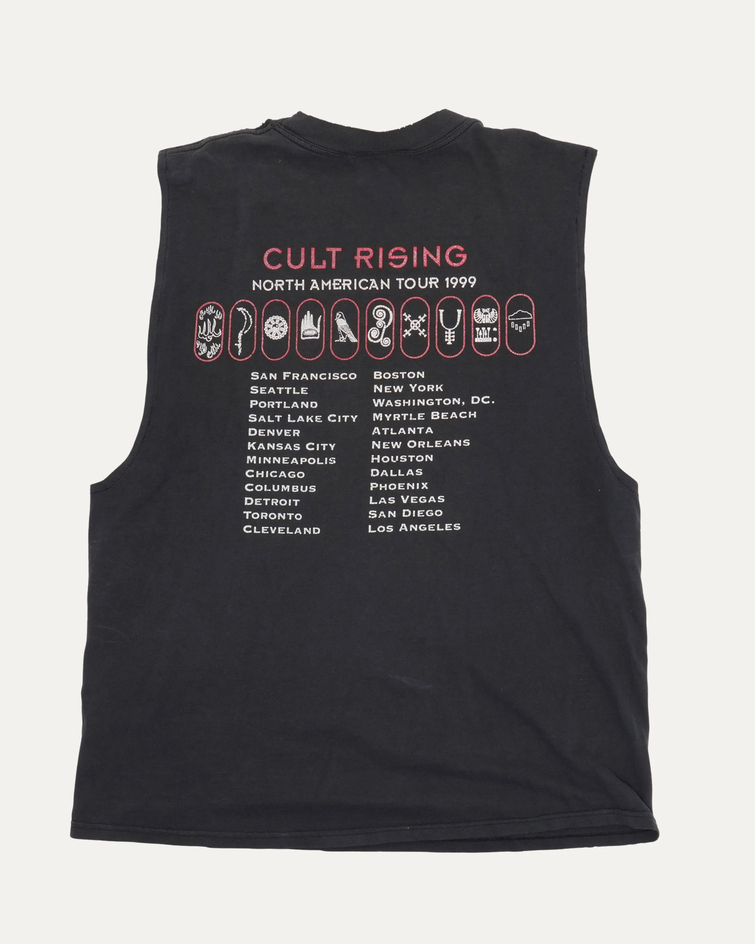 The Cult North American Tour 1999 Cut Off T-Shirt - Image 2