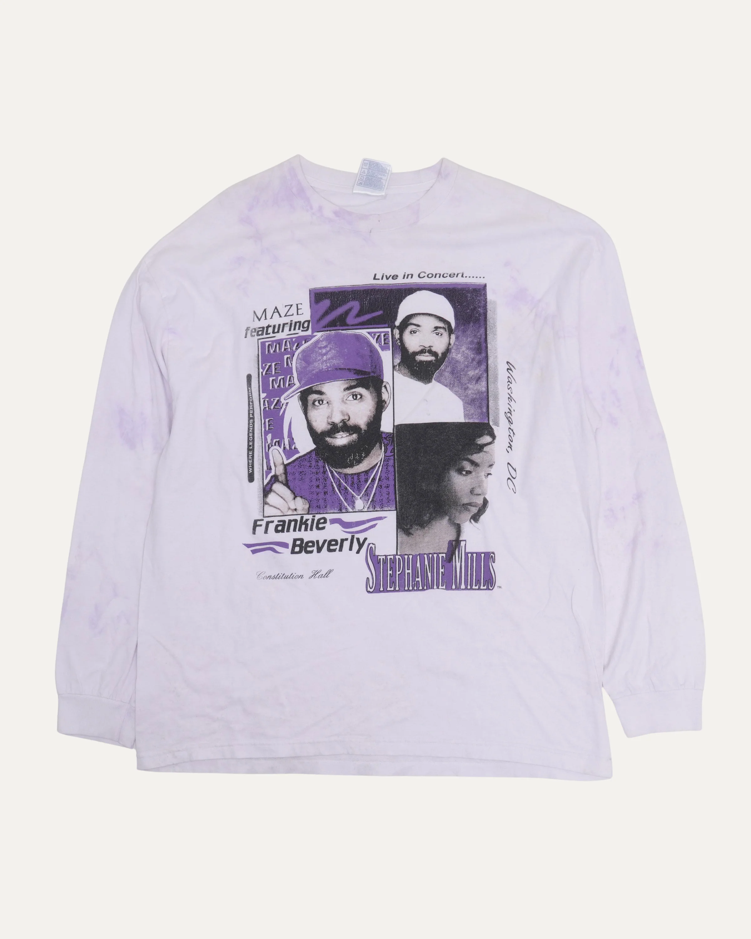 Tie Dye Maze Frankie Beverly Long Sleeve T-Shirt