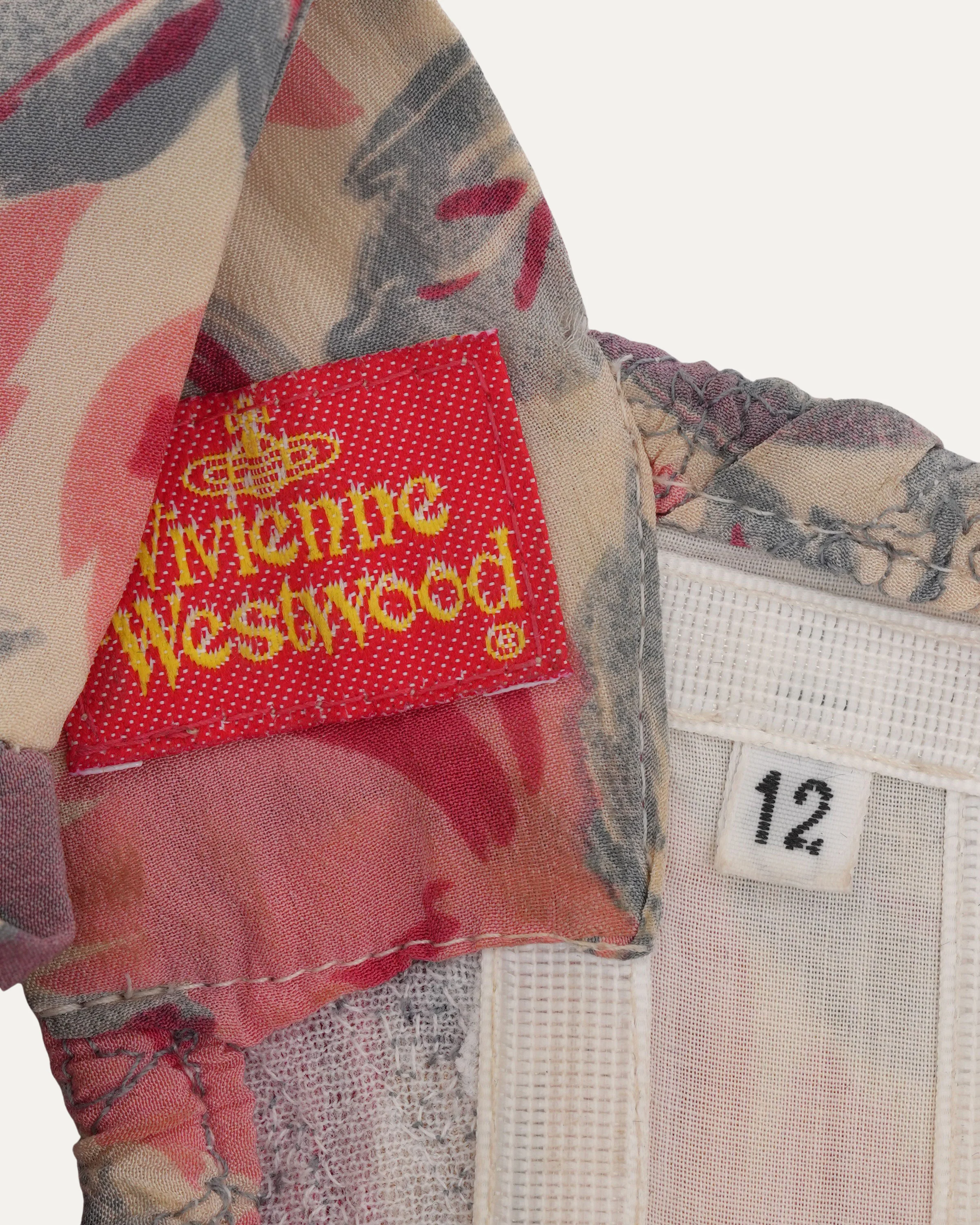 1988 Runway Floral Corset - Image 4