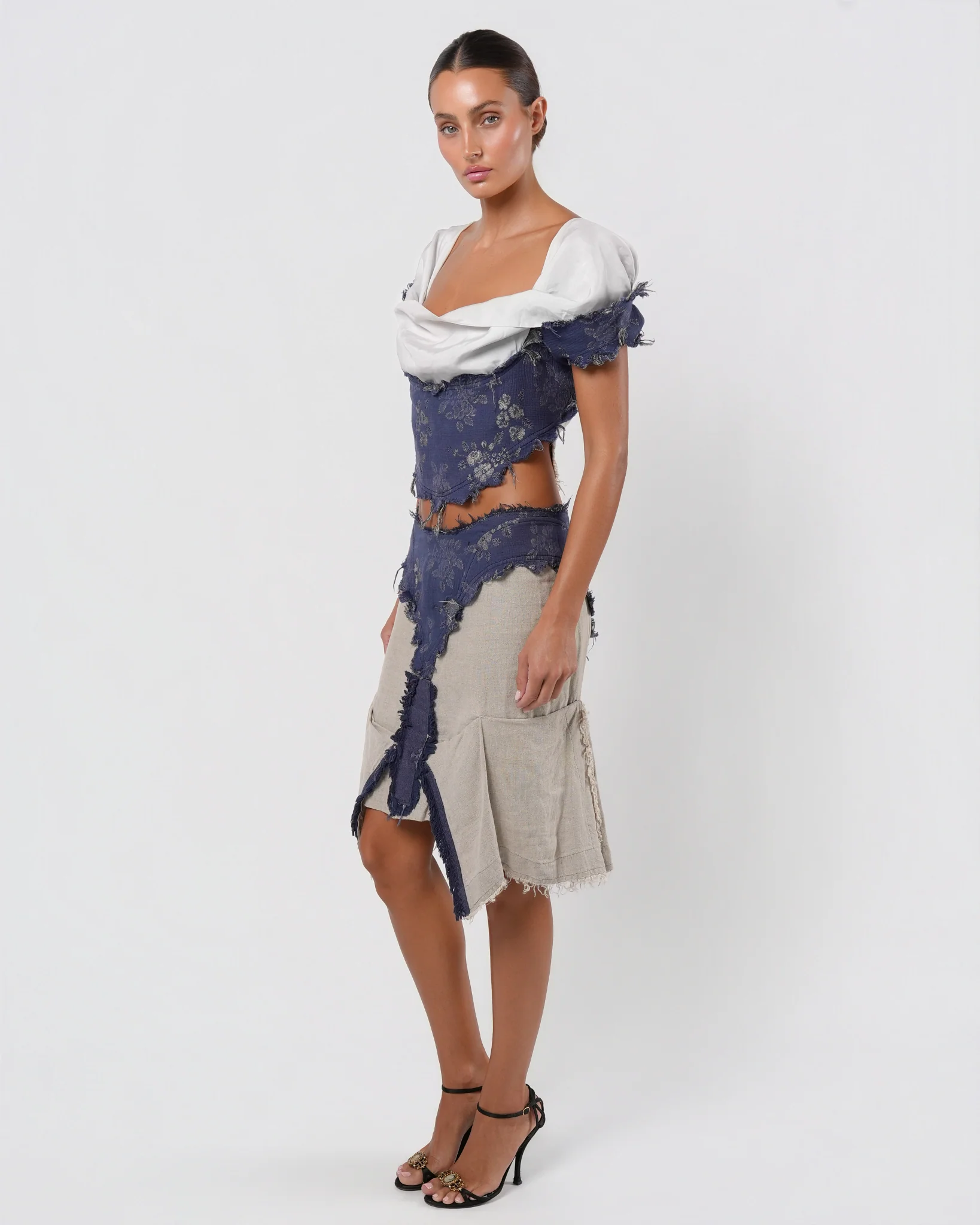 SS 1998 "Tied To The Mast" Top And Skirt Set - Image 3